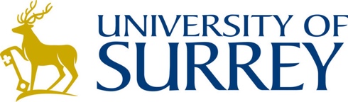 University of Surrey logo.