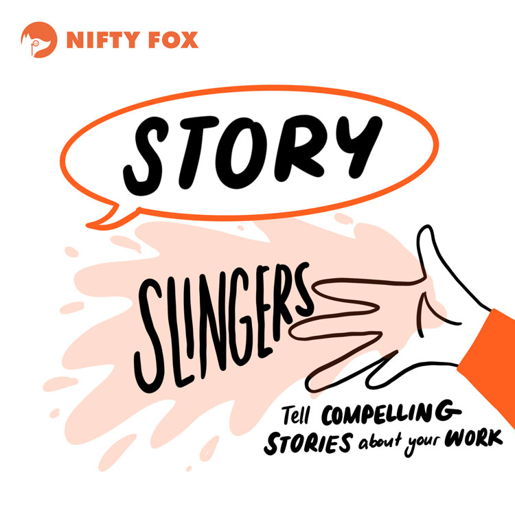 Illustrated 'Storyslingers' icon