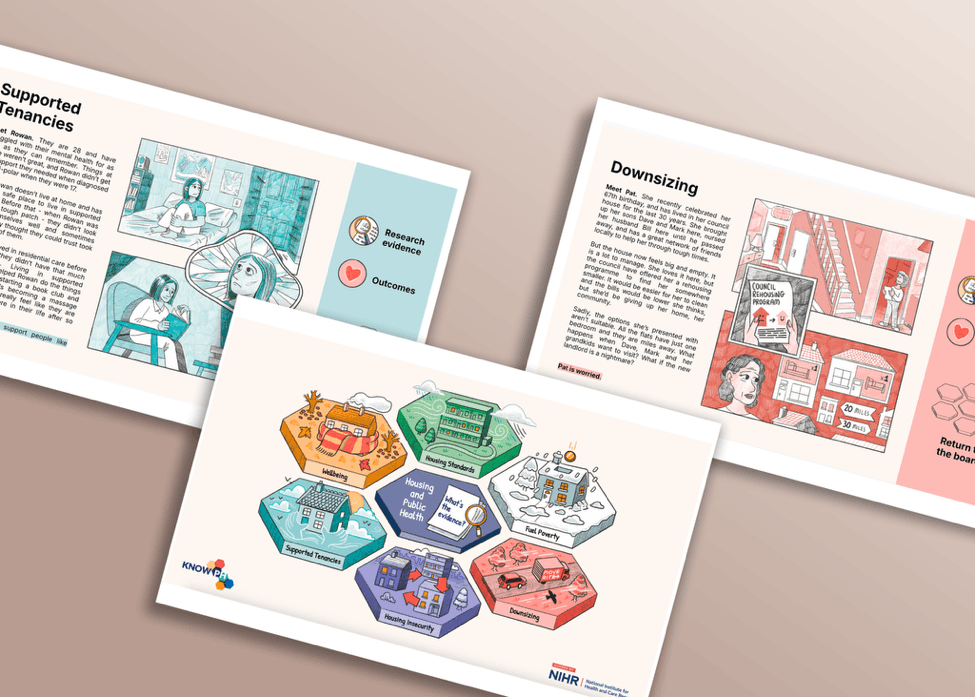 Helping NIHR KNOW-PH make housing and health evidence usable in local government decision-making.