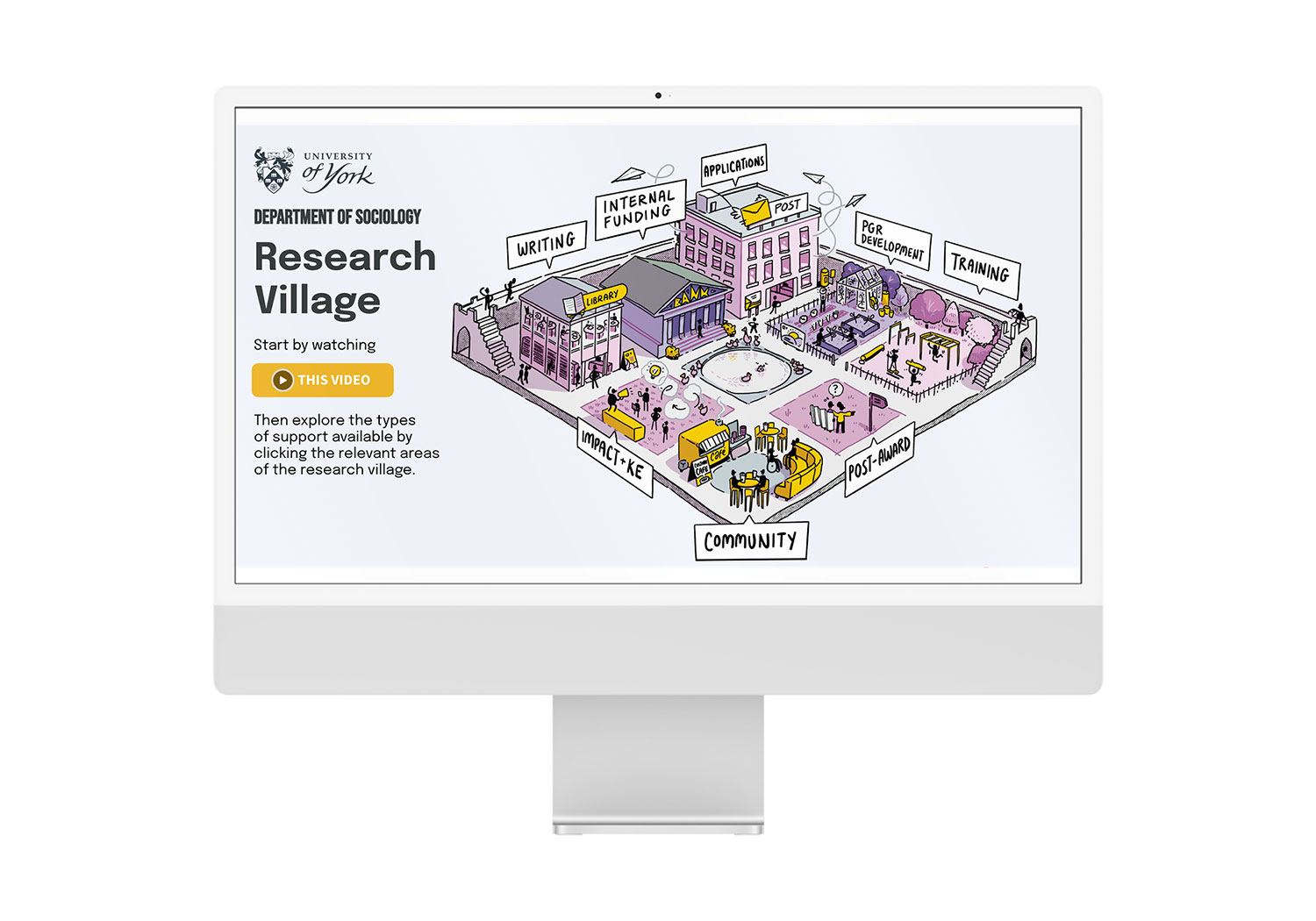 Website image of the illustration we made