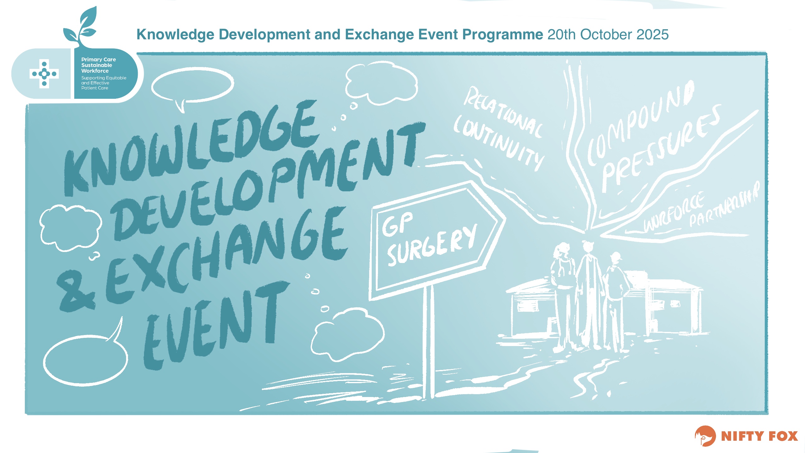 Scribe gallery slide for Building Workforce Sustainability in General Practice