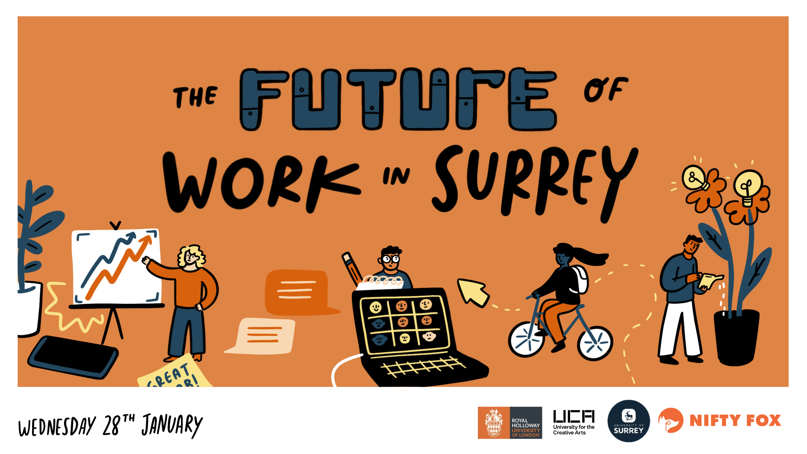 Scribe gallery slide for Future of Work in Surrey