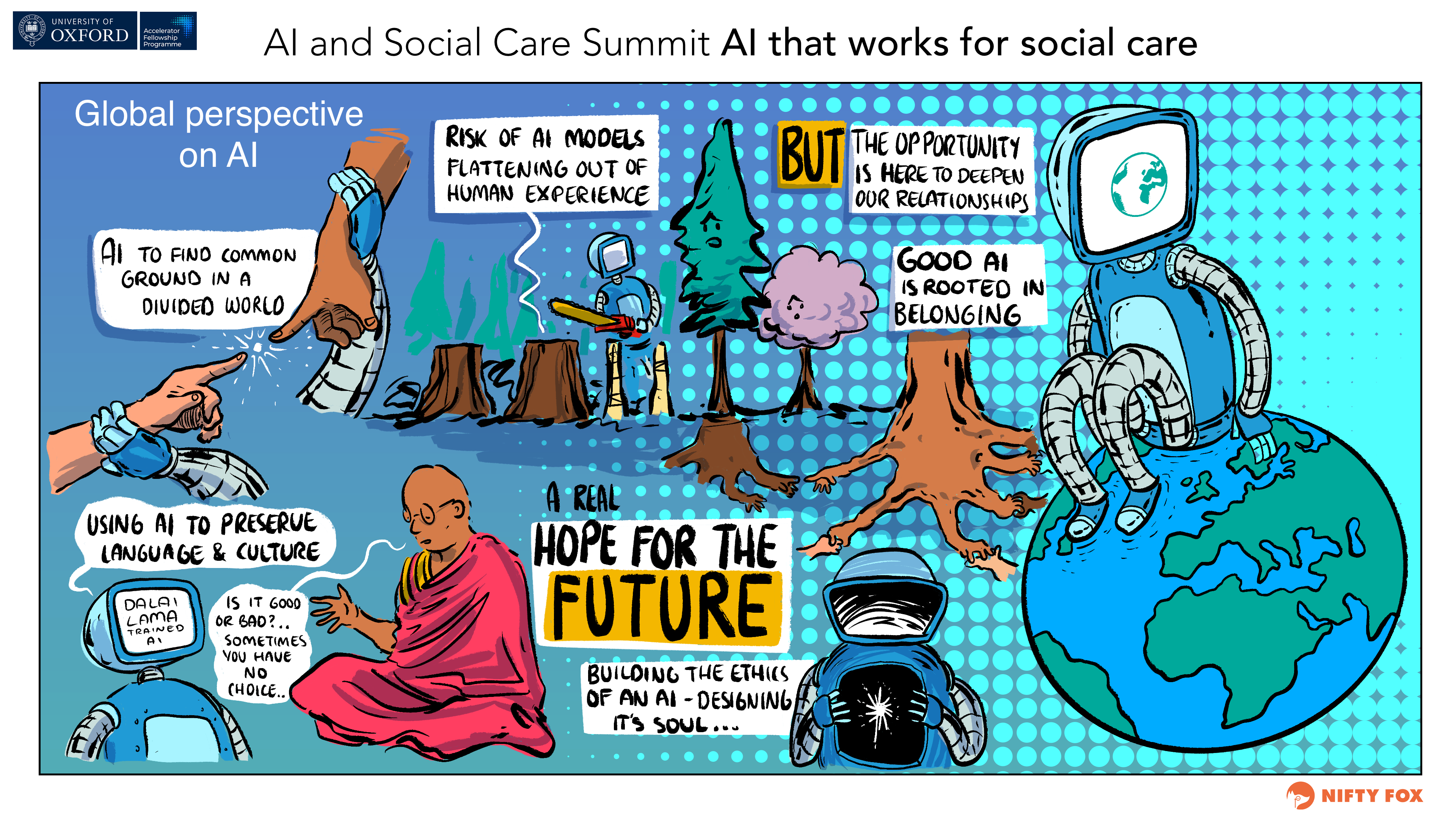 Scribe gallery slide for AI and Social Care Summit