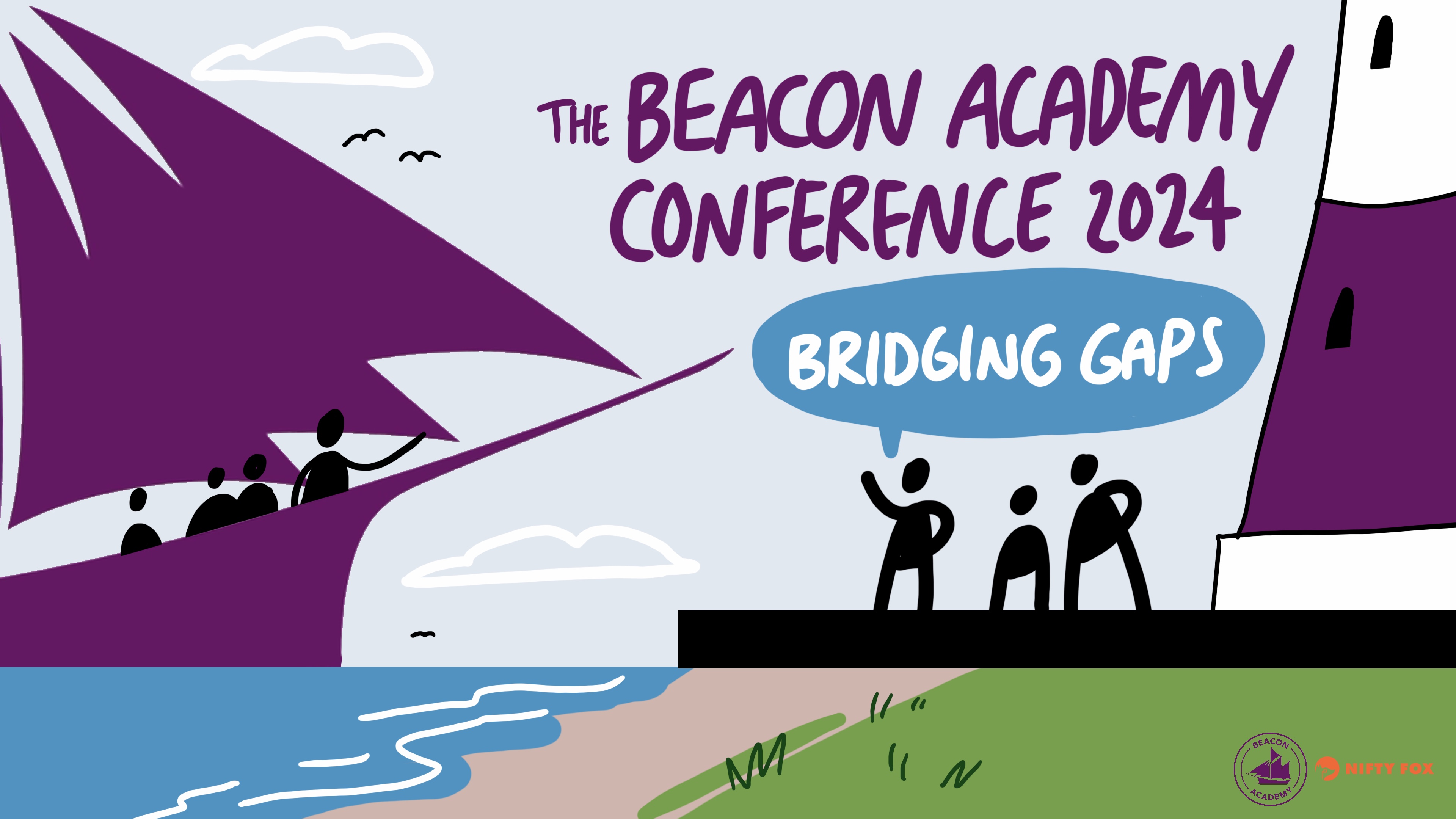 Scribe gallery slide for The Beacon Academy Conference 2024 - Bridging Gaps