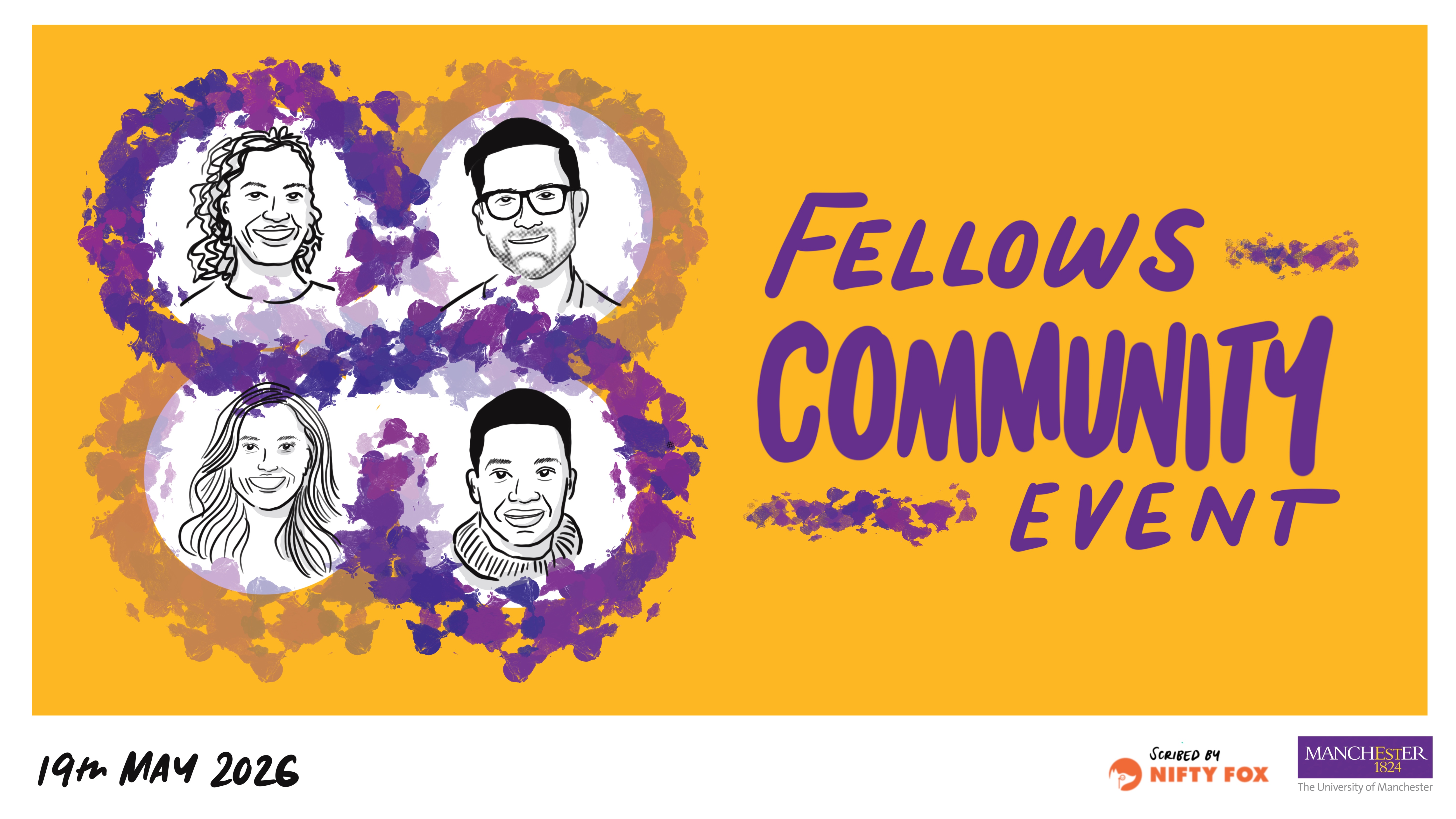 Scribe gallery slide for Fellow Community Event