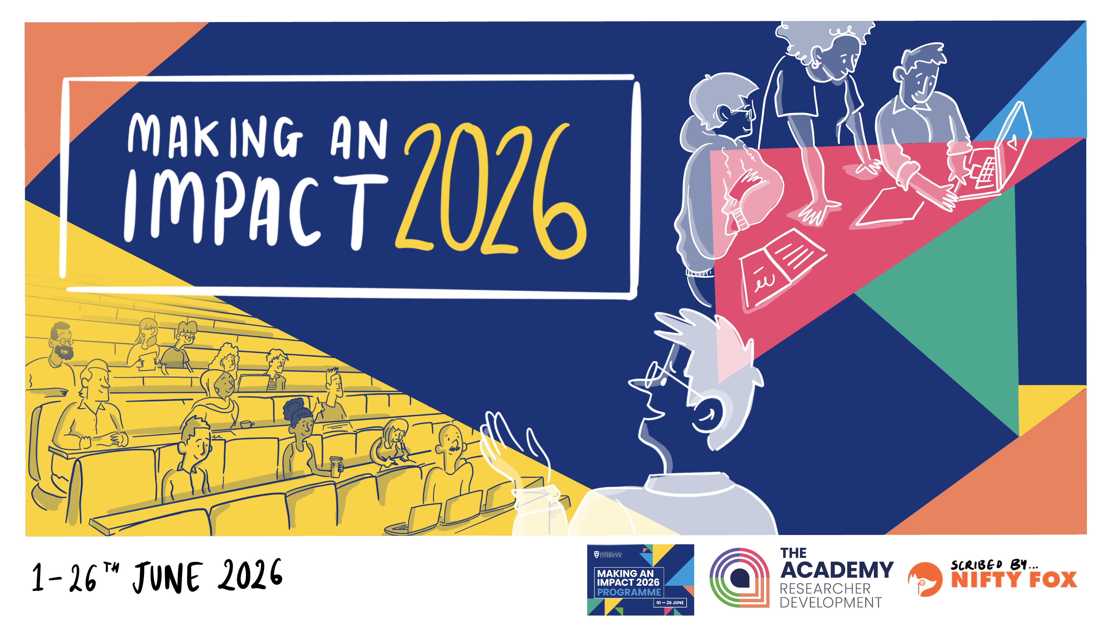 Scribe gallery slide for Making and Impact 2026
