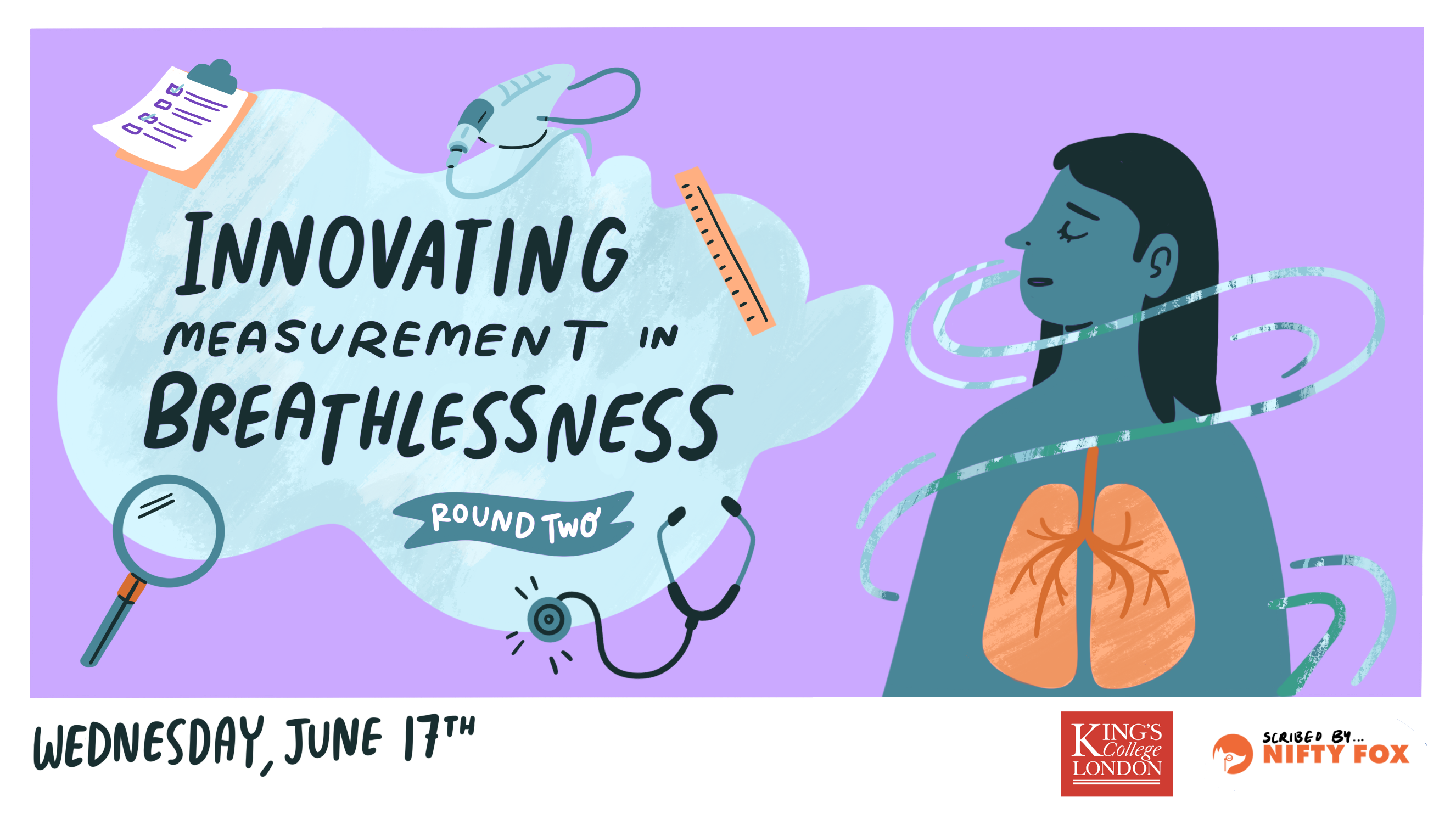 Scribe gallery slide for Innovating Measurement in Breathlessness