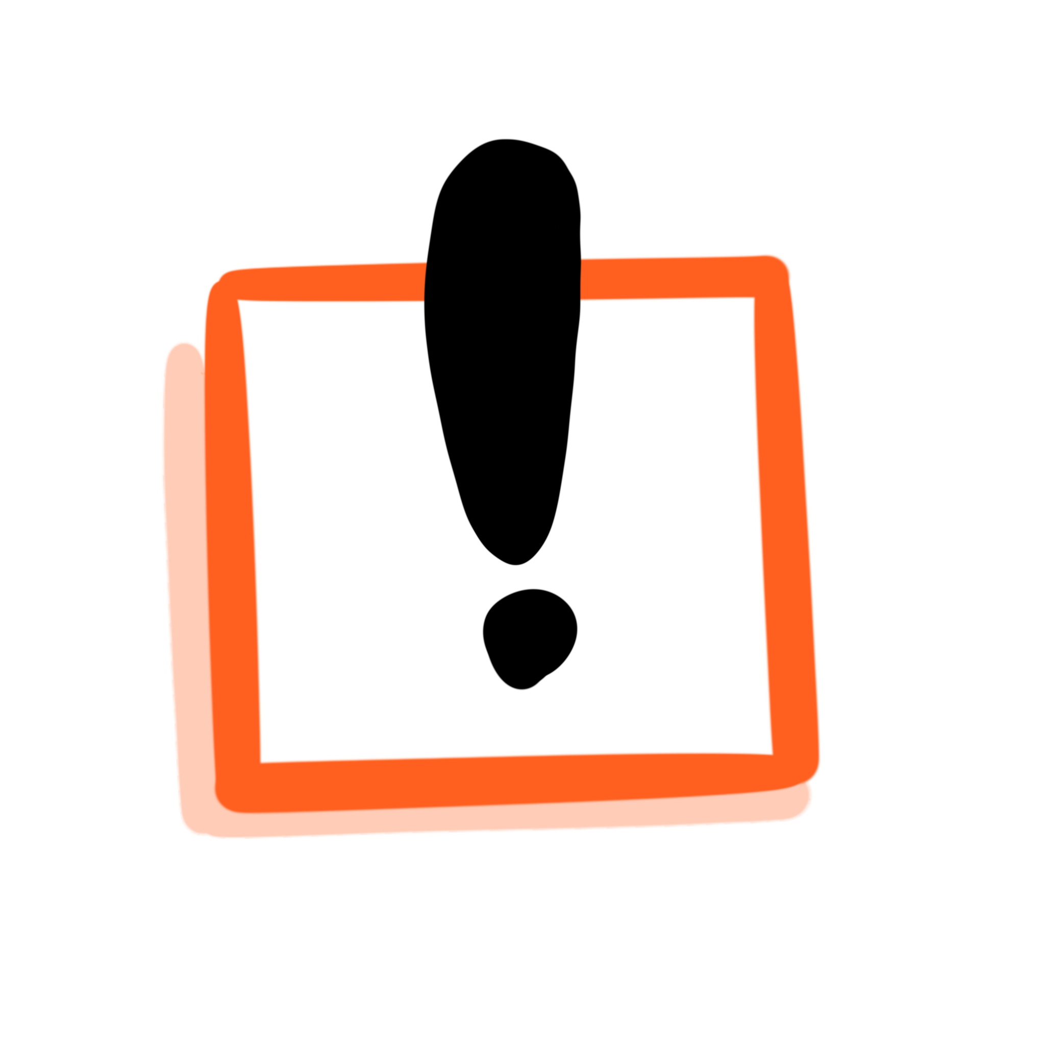 An icon of a tick inside of a box